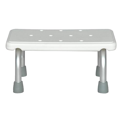 Panca da doccia con punte in gomma antiscivolo, facile installazione, lavabile, sgabello per vasca da bagno, sedile per anziani 41 x 21 x 19 cm