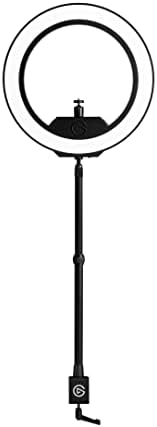 Elgato Ring Light - Premium 2500 lumens Light with desk clamp and ball mount for Streaming, TikTok, Instagram, Home Office, Temperature and Brightness app-adjustable on Mac, PC, iOS, Android