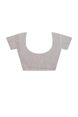 Image of Women's Traditional Bengal Handloom Soft Cotton Khesh Saree