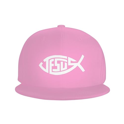 Unisjesus Christian Fish Outdoor Baseball Hat Flat Hat3