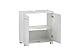 Schildmeyer Waschbeckenunterschrank Dorina 156250 , 59,8 x 32,6 x 62,4 cm, weiß glanz