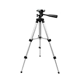 Garneck Verstellbares Dreibein Stativ aus Aluminiumlegierung für Kamera und Tablette...