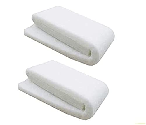 Image of Biochemical White Filter Sponge Roll - 3 Feet (100 x 13.5 x 3 cm) (Pack of 2) | Cut-to-Size Felt Filter Foam Cotton Media for Aquarium | Mechanical & Biological Filtration for Healthy Fish Tank