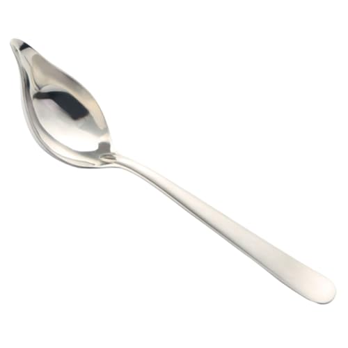 VALICLUD Cuchara de Salsa Pequeña Inoxidable Utensilio de Cocina con Mango para Servir Aceite y Salsa Hogar y Restaurante