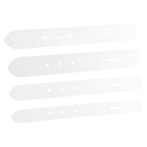 VILLCASE 16 Peças Placa De Posicionamento De Perfuração De Cinto Ferramentas De Couro Cintos Furador