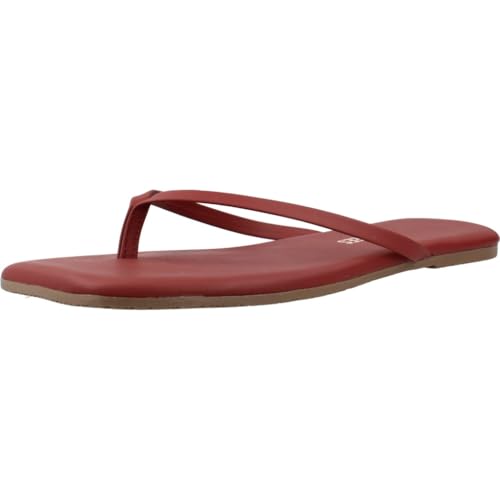 Burgundy Square Toe Lily Sandals by Footwear