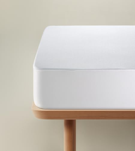 Sábana Bajera Protectora Impermeable Cotton Texblanca – Rizo 100% Algodón, Antiácaros, Transpirable, Ajustable hasta 32 cm de Alto – Protección Total para Colchón (135x200cm)