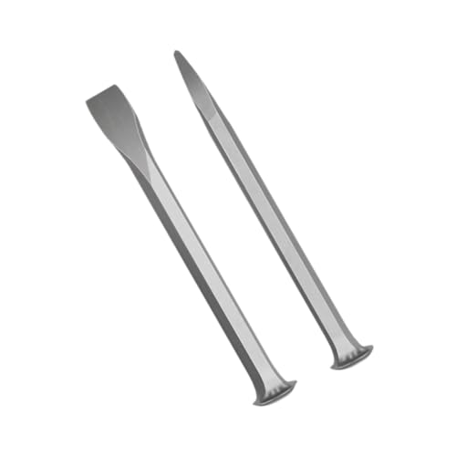 Gralara Juego de Cinceles para Tallar Piedra: Herramientas Esenciales para La Elaboración de Ladrillos Y Rocas, 250 mm, Individual