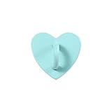 2Pcs Adhesive Metal Heart Phone Charm Holder Mobile Phone Case Finger Ring Stand Hooks Buckle Charms Clasp Accessories(Green)