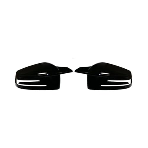 Coque de rétroviseur Benz W204 W212 W176 X156 cache noir brillant ABS