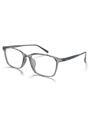 Image of TR90 Oversized Blue Light Blocking Glasses Men Women Ultralight Nerd Square Computer Games Black Large Eyewear