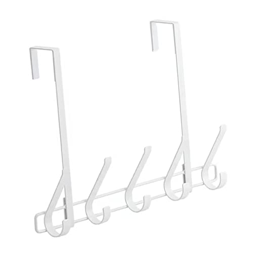 VILLFUL 1pc Nail Door Hook Simple Style Door Hook Door Back Hat Hooks Door Towel Racks for Bathroom Farmhouse Coat Rack Door Back Sundries Storage Hanger Door Hooks Carbon Steel White