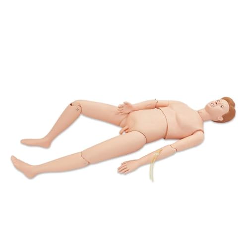 DARZYS Patient Care Medical Manikin, 170Cm, Patient Care Simulator for Nursing Medical Training(Male)