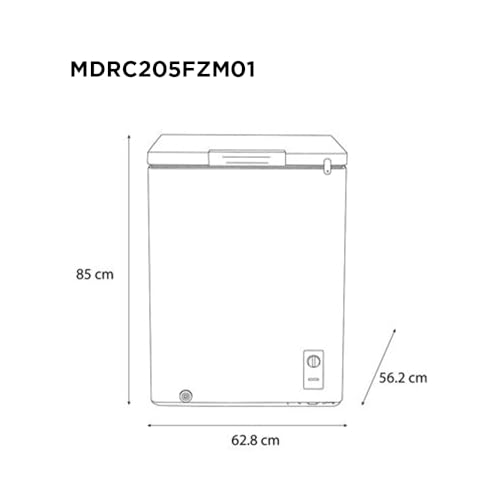 Listado de Congeladores Horizontales los más recomendados. 17 Congeladores Horizontales marca Midea (2)