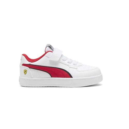 PUMA Kids Boys Scuderia Ferrari Caven 2.0 Slip On Sneakers Shoes Casual - White