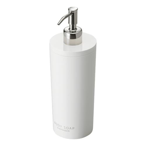 Yamazaki Home Tower Shower Dispenser - Contemporary Bottle Pump - Body Soap - Abs Plastic - 16.9 Fluid Oz., 500 Ml