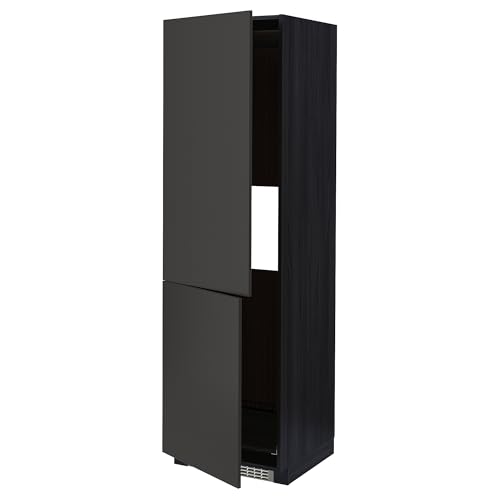 ProTuning METOD Hi cab f nevera o congelador w 2 drs, negro/Nickebo antracita mate, 60 x 60 x 200 cm