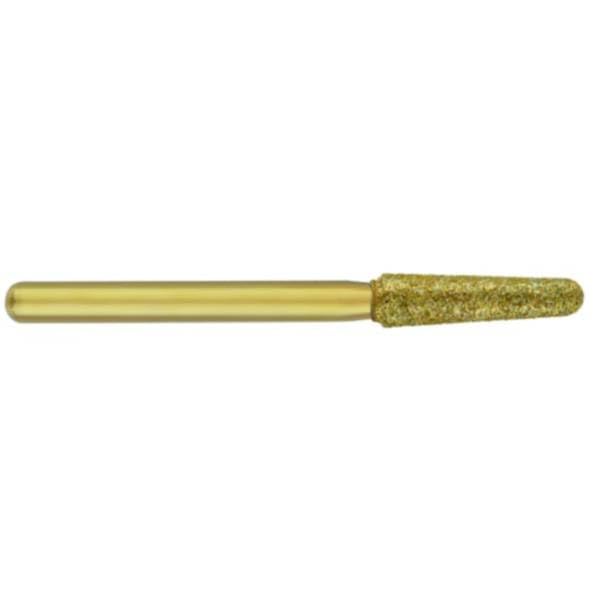 SS White 18178 Great White Z GWZ 856-021M Round End Taper Zirconia Cutting Medium Grit Diamond Burs 5/Pk