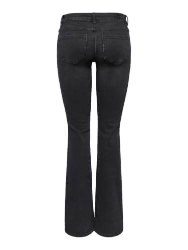 Image of ONLY Flare Fit Ankle Length Cotton Womens Jeans (S22ON15233833-P)