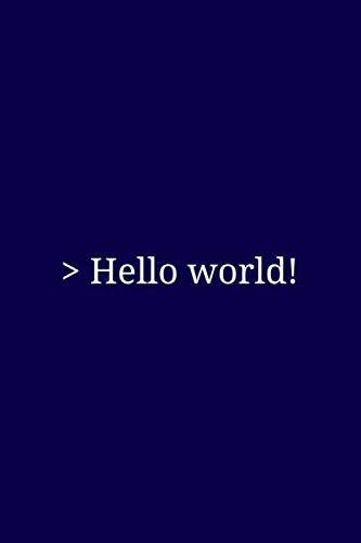 Hello World Gift Journal for Programmers