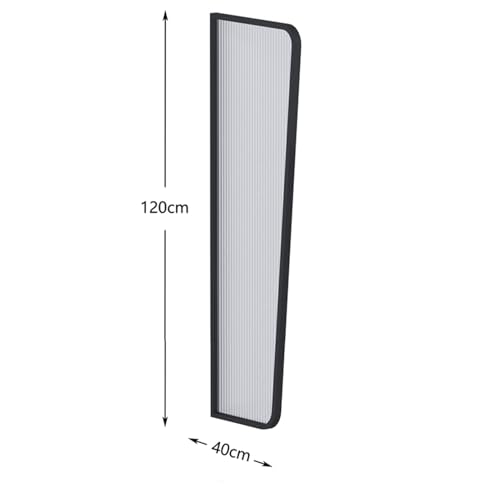 Pantalla de privacidad para baño con cristal opaco resistente 3