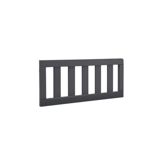 Image of Toddler Bed Safety Guard Rail Compatible with Delta Children Convertible Cribs - Wood Rail for Convertible Crib to Toddler Bed Conversion - Safety Guard Rail for Children (Charcoal Grey - 029, #0080)
