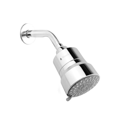 Image of RiverSoft DIVA-03 Shower Filter for Hard Water with 15 Stages | 3 Mode Spray Setting | Shower Head Filter (Chrome, Pack of 1)