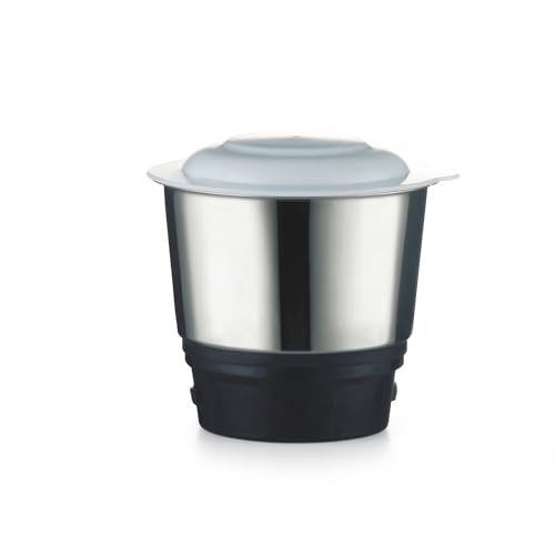 Image of Bajaj 300ml Chutney Grinding Jar, Stainless Steel, Compatible with GX78 PX71M and 50+ Mixer Grinder Models