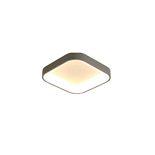 Plafonnier blanc dimmable 45x10cm pour cuisine et couloir