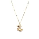 Little Ducks Duck Necklace 18K Gold Plated