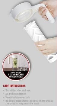 Miniatura 7 de Infusor de café y té reutilizable para café y té  Disfruta de café frío suave, té suelto, sidra especiada + bebidas  Accesorio de malla de nailon