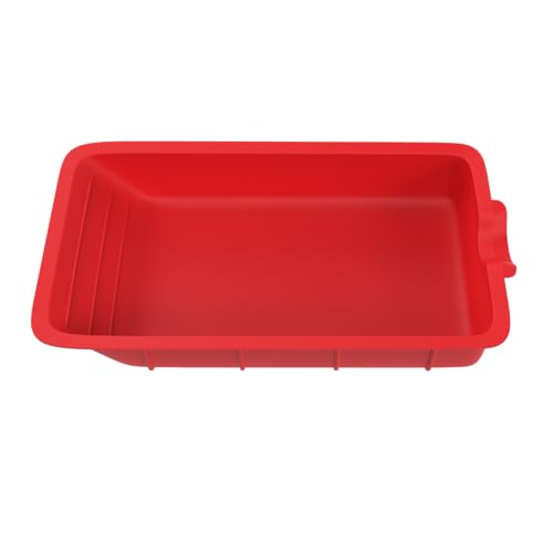 HofWerker Werkzeuge für Holzleim | Holzleim-Pinsel | Silikon-Schale, Leimrolle aus Silikon | Leim-Walze zur Verleimung von Holz, Leimpinsel (190 mm / 25 mm Breite) mit Spatel (2-teiliges Set)