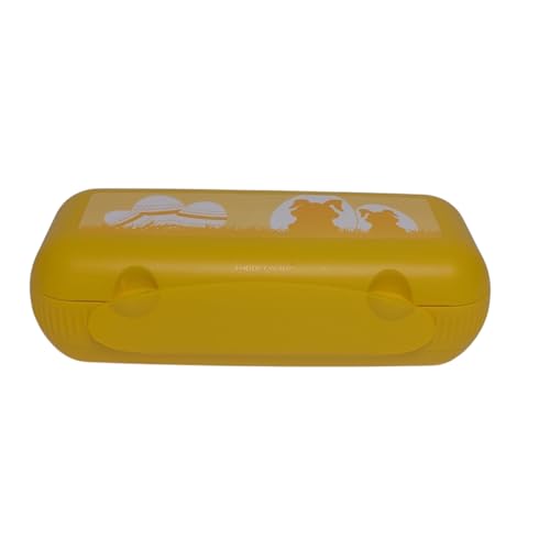 Tupperware Huevera Colón naranja para 10 huevos, color amarillo