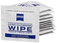 ZEISS EYE GLASS CLEANER EYE CARE ACCESSORIES WIPE 100 CT - 0662834501591