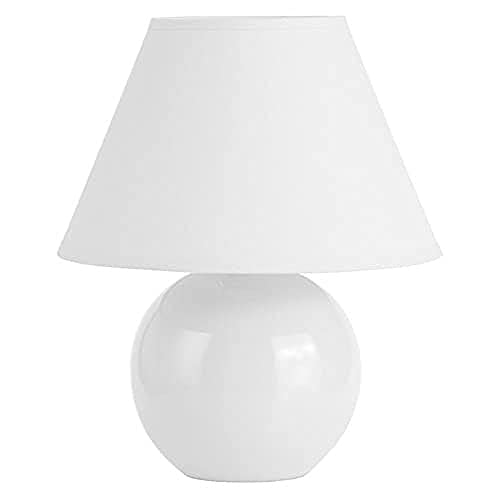 Brilliant AG 61047/05 Lampe à poser, Céramique, E14, 40 W, Blanc