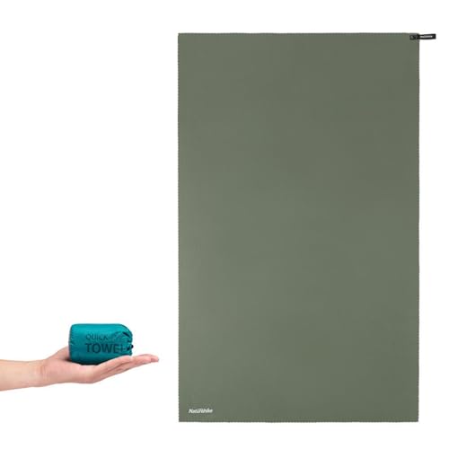 windhike Naturehike Lightweight&Soft Beach Towel, Outdoor Soft Absorbent Towels, Quick Dry Bath Towel for Beach, Bath, Travel Pool, Gym, Yoga (Olive Green)