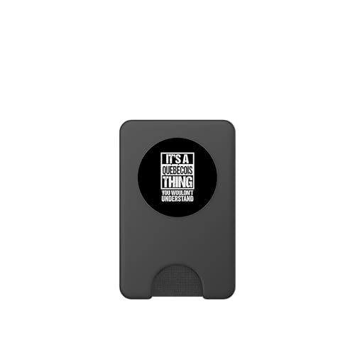 PopSockets PopWallet MagSafe Québécois support vidéo mains libres et rangement carte intégré