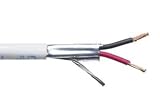 Custom Cable Connection 22 AWG 2 Conductor Stranded Shielded Plenum Cable White CL3P Jacket - 500 Fo
