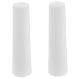 Healvian 2 Piezas Protectores para Punta de Paraguas Repuesto para Sombrillas de Patio y Bastones Cubierta Paraguas de Blanco Fácil Instalación y Alta Durabilidad