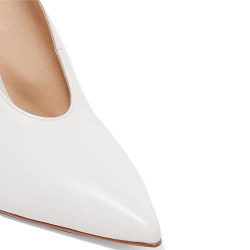 Sexy Pointed Toe Slingback Slip On Pumps for Womens, Elegant Party Stiletto High Heels, Simple Solid Color Classic Office Dress Wedding Daily Wear Pumps Shoes2