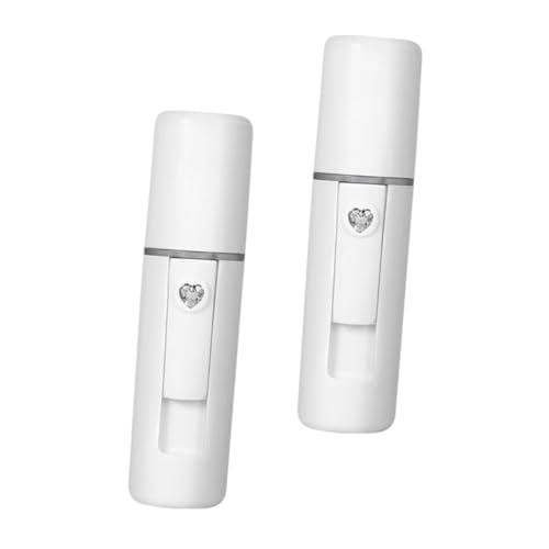 Beaupretty Rociador De Bruma Facial 2piezas Blanco Humidificador Creativo Para Mujeres Cuidado Facial Hidratante