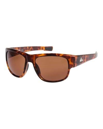 Quiksilver Pumping Lunettes de Soleil, Tortuga Brillante/marrón, Taille Unique para Hombre