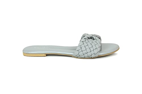 Image of Inc.5 Womens 300482 Grey Flat Sandal