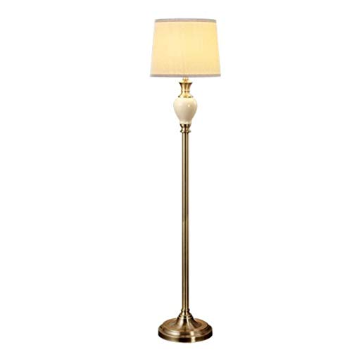FAFZ Lampe Simple De Plancher Céramique Moderne, Lampe LED De Lecture, Convient for Chambre À Coucher, Salle De Séjour Et De Bureau (26 × 26 × 150 Cm)