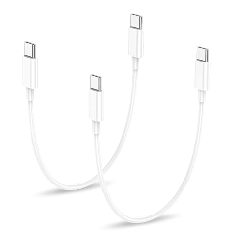 Image of USB C to USB C Charging Cable 1ft 240W, 2Pack for Apple iPhone 17 /16 /15 Fast Charger Cord, Short USBC to USB-C Power Cord for iPhone 17 /16e /Pro /Air /Pro Max, for MacBook Pro /Air, for iPad Pro /Air /Mini