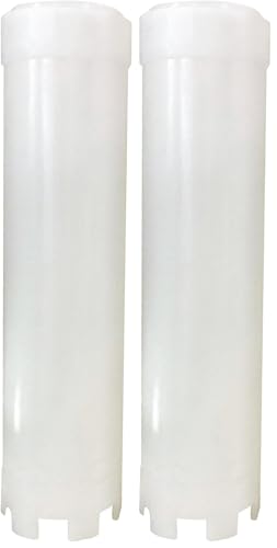 AQUAWATER - 104181 - cal polifosfatos de cristal cartucho, para proteger los dispositivos y piedra caliza daño de la piel en el agua de la casa (Paquete de 2)