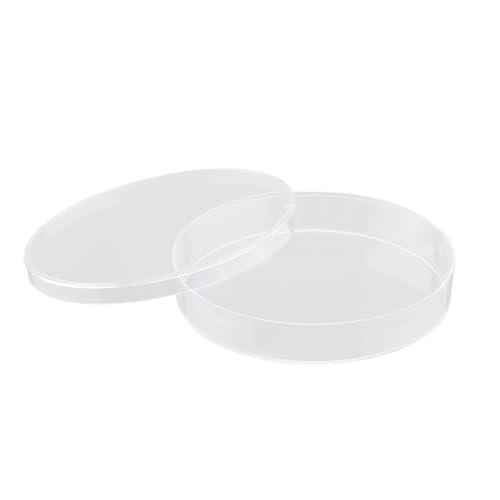 Jutagoss 10 Pack Sterile Plastic Petri Dishes with Lid, 120mm Dia x 20mm Deep, Clear Lab Petri Dish for Lab Analysis, School Projects, Blood Samples, Bacteria, Plant & Seed Cultivation Petri Dish