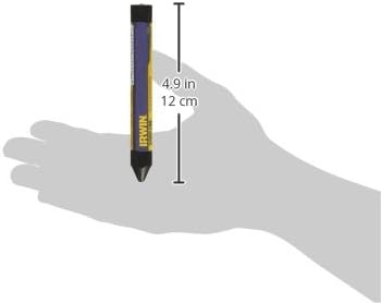 IRWIN Tools STRAIT-LINE Lumber Crayons, Black, 2-Pack (666042)