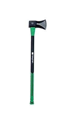 AMAZON - Hooyman Splitting Maul with Heavy Duty Construction, Convex Grind Blade, Ergonomic No-Slip H-Grip Handle, Solid Fiberglass Core, and Epoxy Sealed Head for Chopping Wood, Felling, Hunting, and Outdoors