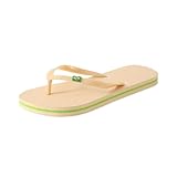 R-ISLAND Chanclas Mujer Logo Brasil, Verano (Caqui 37)